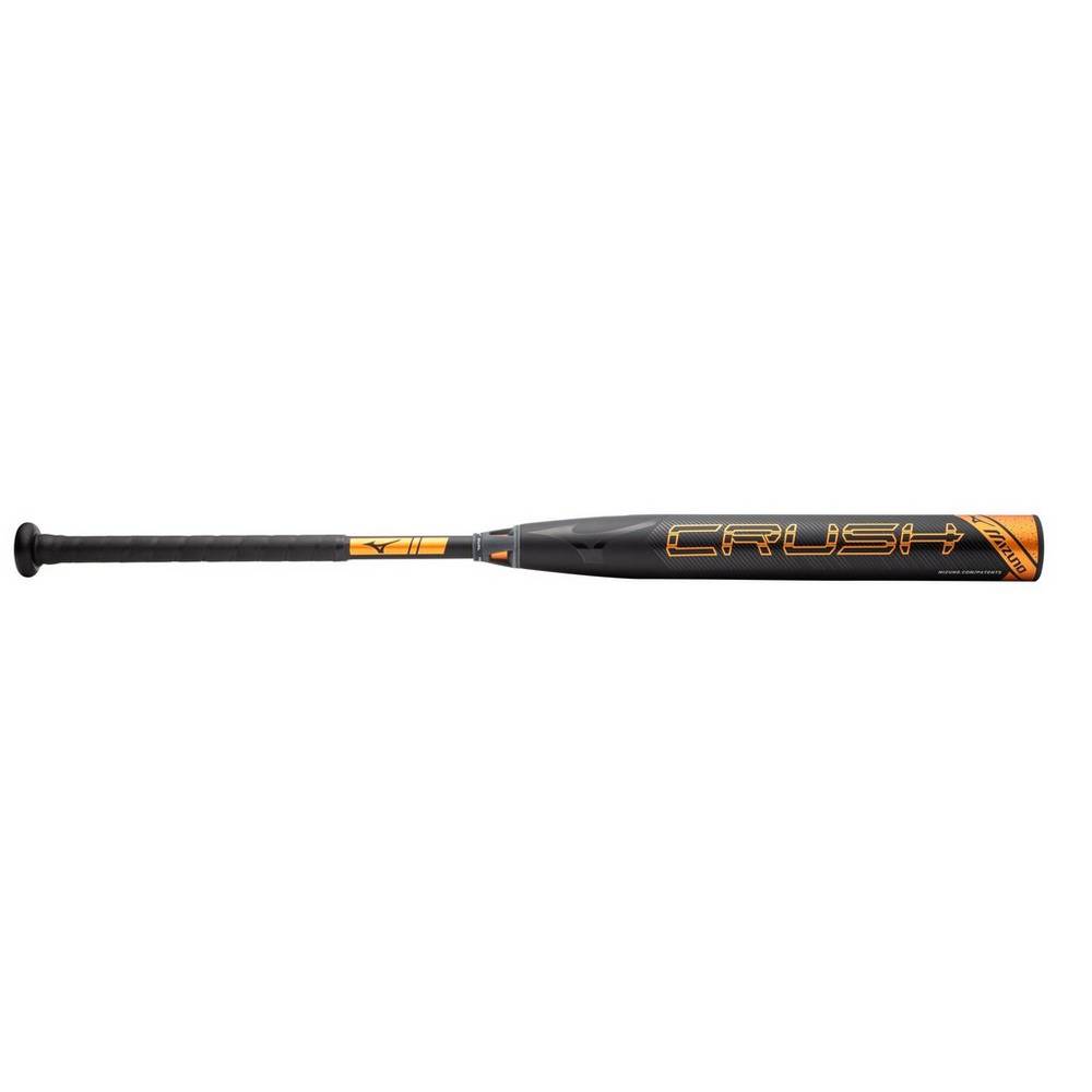 Bate Mizuno 2021 CRUSH-END LOAD (ASA) Slow Pitch Hombre Negras/Naranjas Outlet ZEAS-63529